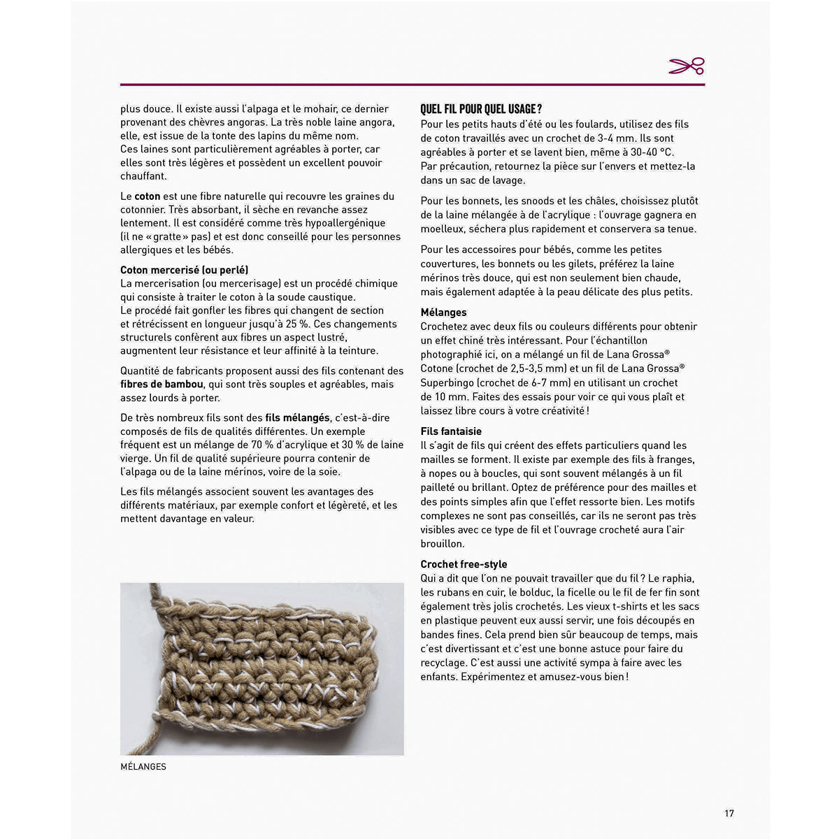 Le Crochet - 16 modèles scandinaves de Caroline Vallognes (Mlle Quincampoix)