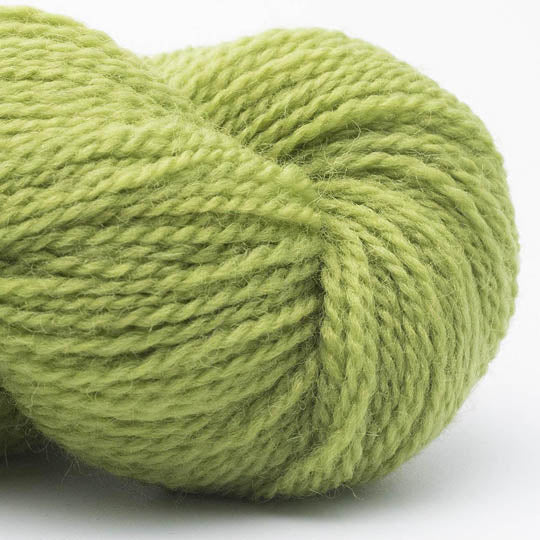 écheveau de laine à tricoter British blue fingering de Erika Knight coloris 07 gras (vert)