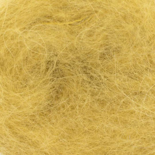 fil à tricoter en soie et mohair Kidsilk Uni de Cowgirl Blues coloris mustard (jaune)