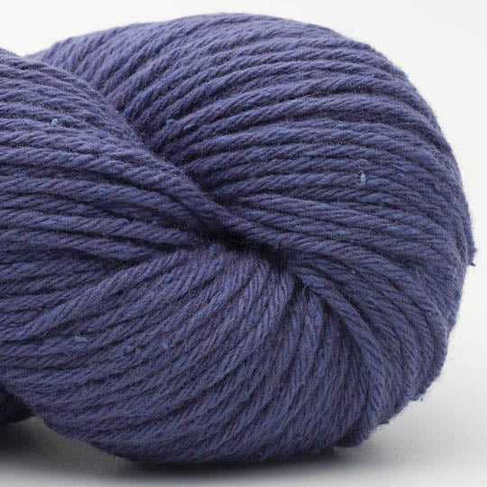 écheveau de fil à tricoter Northern Lights GOTS de BC GARN en laine et soie, coloris 20 dark blue