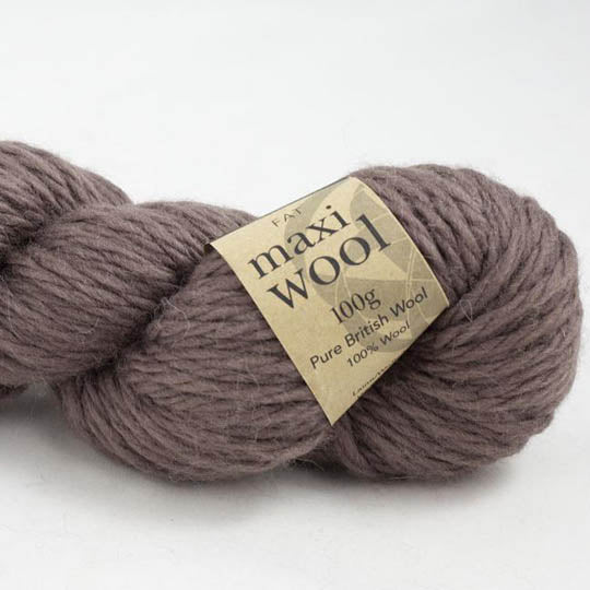 écheveau de fil à tricoter Maxi Wool de Erika Knight coloris 211 milk chocolate