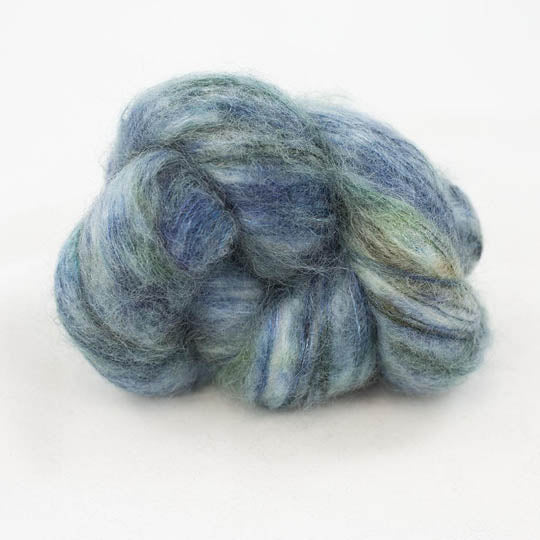 écheveau de fil à tricoter en soie et mohair Kidsilk Gradient de Cowgirl Blues coloris 9 to 5 (violet et vert)