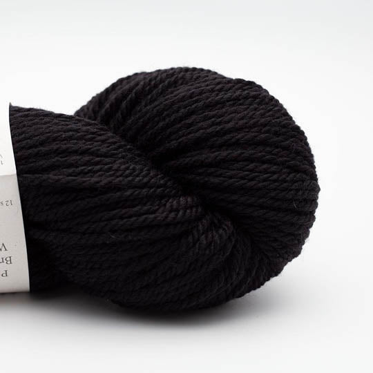 écheveau de fil à tricoter Big Vintage Wool de Erika Knight coloris dark (noir)