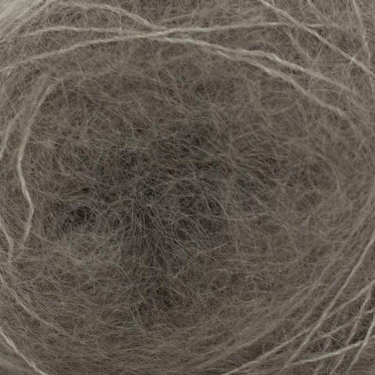 fil à tricoter en soie et mohair Kidsilk Uni de Cowgirl Blues coloris mushroom (gris beige)