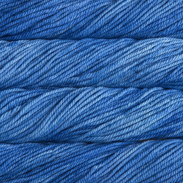 écheveaux de laine à tricoter épaisse mérinos Malabrigo Chunky coloris continental blue (bleu profond)