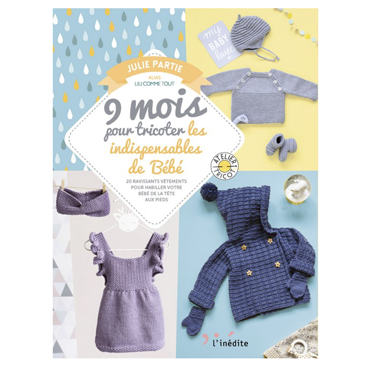 Livre de tricot layette pour bebe Lili comme tout Fonty