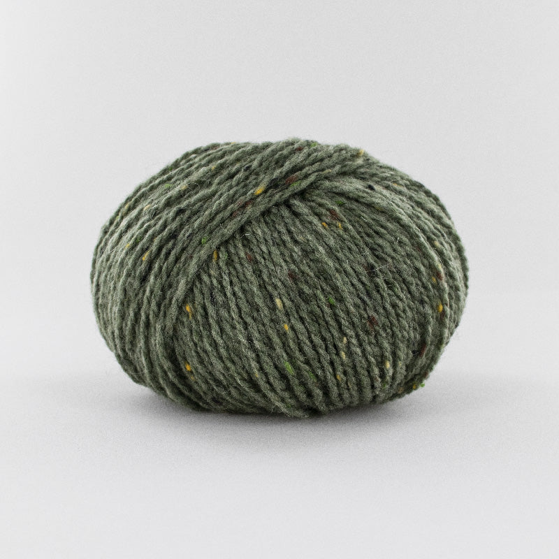 pelote de laine Super Tweed de Fonty coloris 011 vert clair