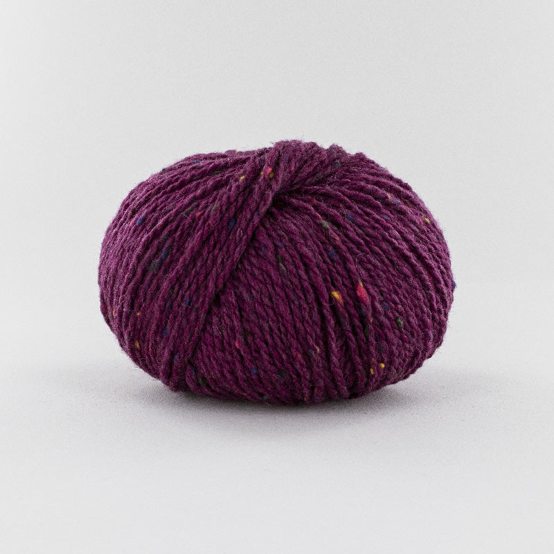 pelote de laine Super Tweed de Fonty coloris 022 violet
