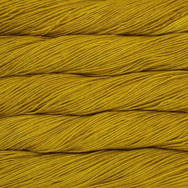 écheveaux de laine merino Arroyo de Malabrigo coloris Franck Ochre (jaune moutarde)