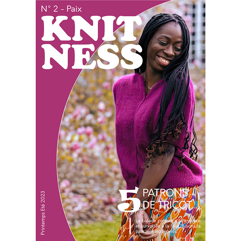 Magazine KNITNESS N°2 - PAIX | 5 patrons tricot contemporains