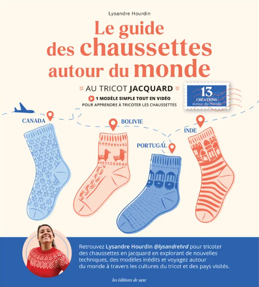 Le guide des chaussettes autour du monde au tricot jacquard