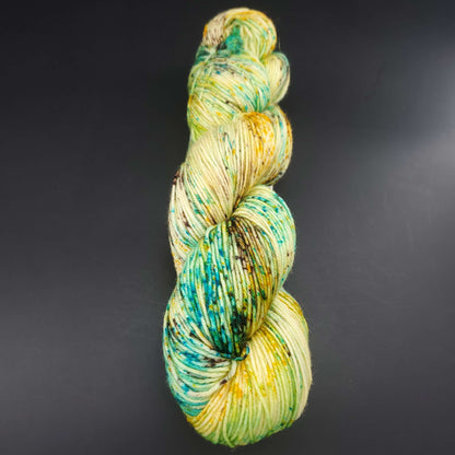 echeveau de laine lazy lion de kremke coloris 1212 after the rain pour tricot et crochet sur fond noir