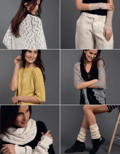 25 projets en tricot ajouré