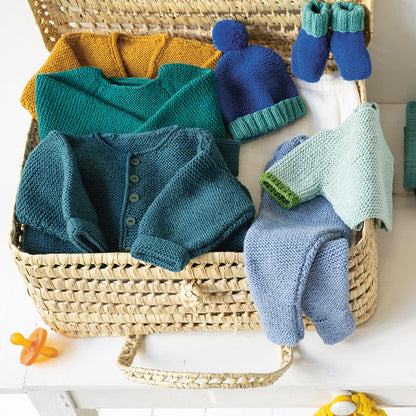 Layette en couleur | 20 modèles tricot bébé (0 à 6 Mois)