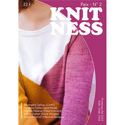 Magazine KNITNESS N°2 - PAIX | 5 patrons tricot contemporains