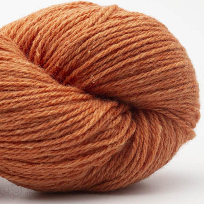 écheveau de fil à tricoter Bio Balance de BC GARN coloris 17 orange