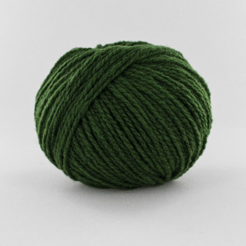 Pelote de laine Fonty 1880 en vert gazon 116 pour tricot et crochet
