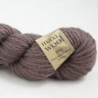 écheveau de fil à tricoter Maxi Wool de Erika Knight coloris 211 milk chocolate